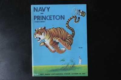 Navy Princeton Homecoming Football Program October 20 1984 College Sports