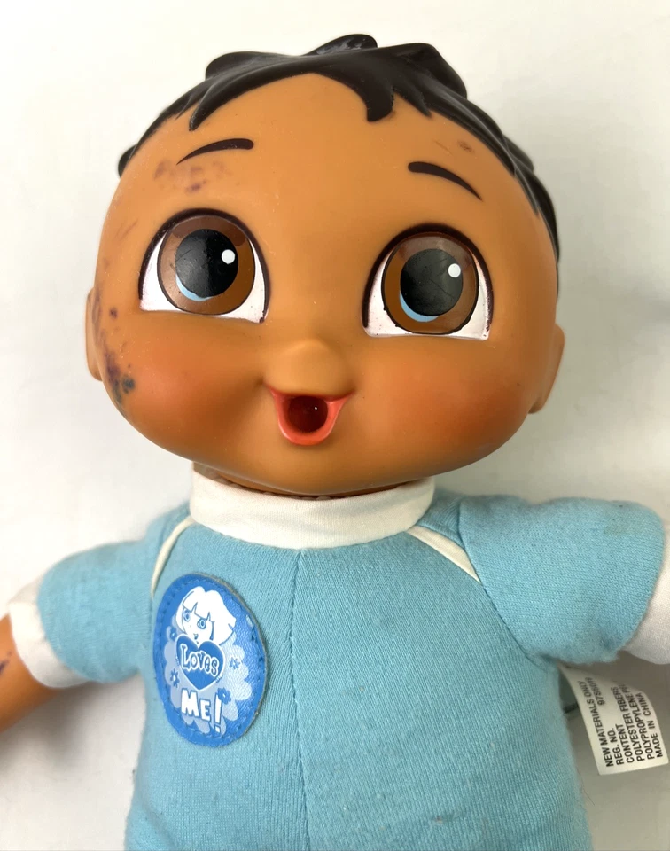 Rare Dora the Explorer Cuddle and Care Twin Boy W/Pacifier Only Doll Read Below: - Image 2 of 4
