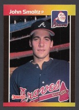 1989 Donruss Baseball #642 John Smoltz Rookie Card