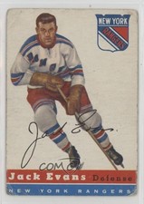 1954-55 Topps Jack Evans #14 0v9