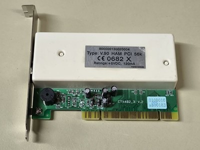 Creatix V.90 HAM PCI 56k Modem CTX402 Retro PC Fax Datenkarte Vintage