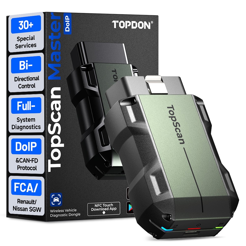 TOPDON Topscan Master 2026 Wireless Active Test Scan Tool FCA CAN