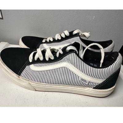 Vans Federal Old Skool BMX Shoes Mens 11.5 Black Pinstripe  Wafflecup VN0A5HEZ