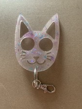 Cat Keychain Kitty Kitten Resin And Glitter 4 Furry Friend Pet 21