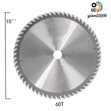60T Premium Carbide Circular Saw Blade 10" 250mm  Wood Wood Cutting Disc