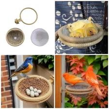 Hamster Nest Hammock Bed Small Bird Nest Tree House Parrots Cage Nesting House