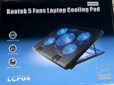 Kootek Laptop Cooling Pad 12"-17" Cooler Pad Chill Mat 5 Quiet Fans LED Lights