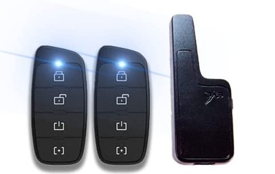 (2) 4-Button 2-Way Remotes with Antenna Upgrade Kit for Fortin EVO-All & EVO-ONE