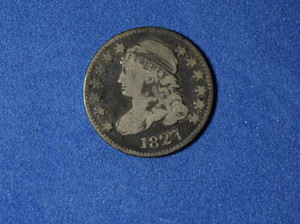 ESTATE FIND 1827- Capped Bust Half Dime #P30237