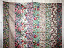 FLORAL STRIPES II BY SHARON KESSLER  - 100% COTTON FABRIC