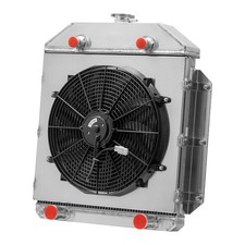 3 Row Radiator Shroud Fan For 1949-1953 Ford Consul Country Squire V8
