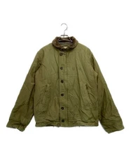 BUZZ RICKSON'S                    Embroidered deck jacket khaki M13795