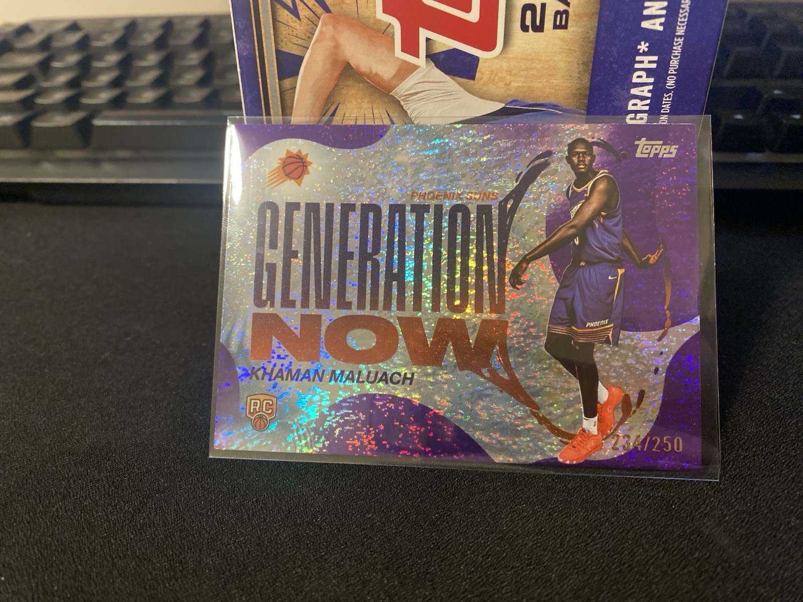 2025-26 Topps NBA Khaman Maluach Generation Now Purple Holo Foil /250