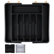 Expandable Cutlery drawer organizer, utensil drawer organizer, flatware and s...