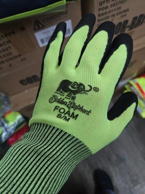 Work Gloves 240 Pairs Latex Foam Coated Work Gloves