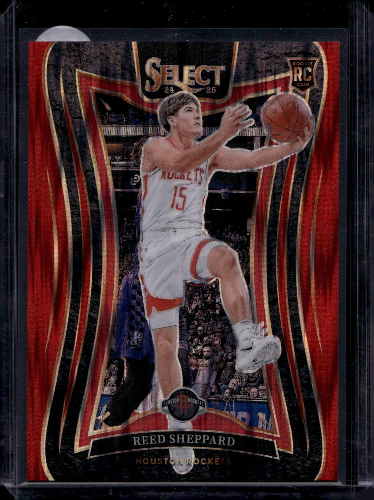 2024-25 Panini Select #366 Reed Sheppard Red Flash Prizm #/299