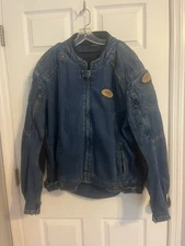 Cortech Rider DSX Men's Denim, Armored, Lined Jacket  XXL 2XL ** Like New !!! **