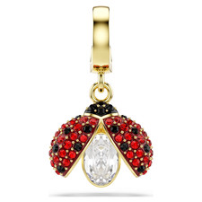 Charm Swarovski Idillia Tagli Misti, Coccinella, Placcato Oro 5743138