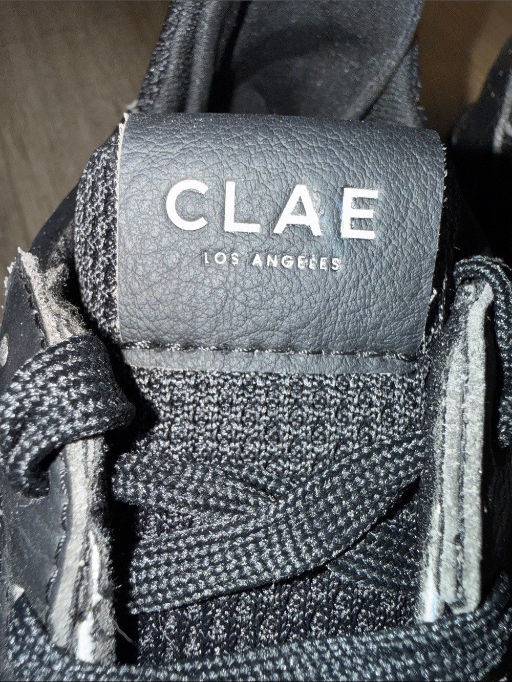 CLAE Salazar Men’s Black Leather Sneakers - Size 9.5 image 8
