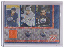 Magnus Paajarvi, J. Eberle & Taylor Hall 2010-11 Zenith Mozaics Material Card #9
