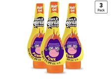 Moco de Gorila Punk Hair Gel 3 Pack Nuevo 100...