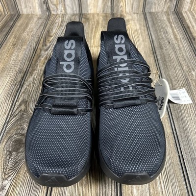 adidas Lite Racer Adapt 7.0 Wide Slip On Shoes Black Grey Mens Size 8 IE8684 New