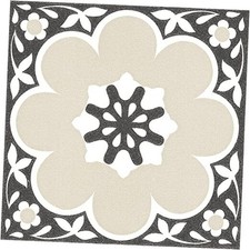  12-in by 12-in Black Daphne Vinyl Peel & Stick Floor Tiles (10 (Pack of 1)