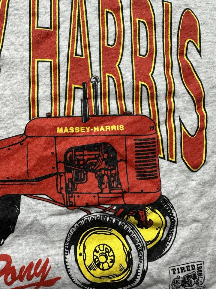 Vintage Deadstock Men’s Massey Harris Tractor Puma Graphic Shirt 90s L USA - Image 2 of 4