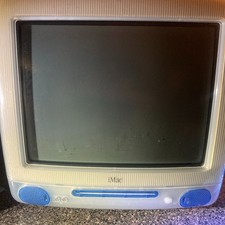 Vintage Apple iMac M5521 Blue All-In-One Desktop Computer No Hard Drive Untested