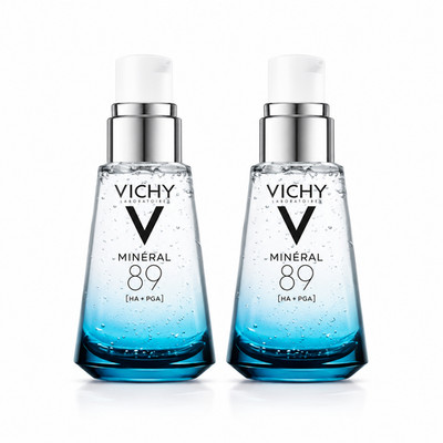 Vichy Mineral 89 Hydrating Plumping Daily Booster Serum 50ml 1.69oz 2x