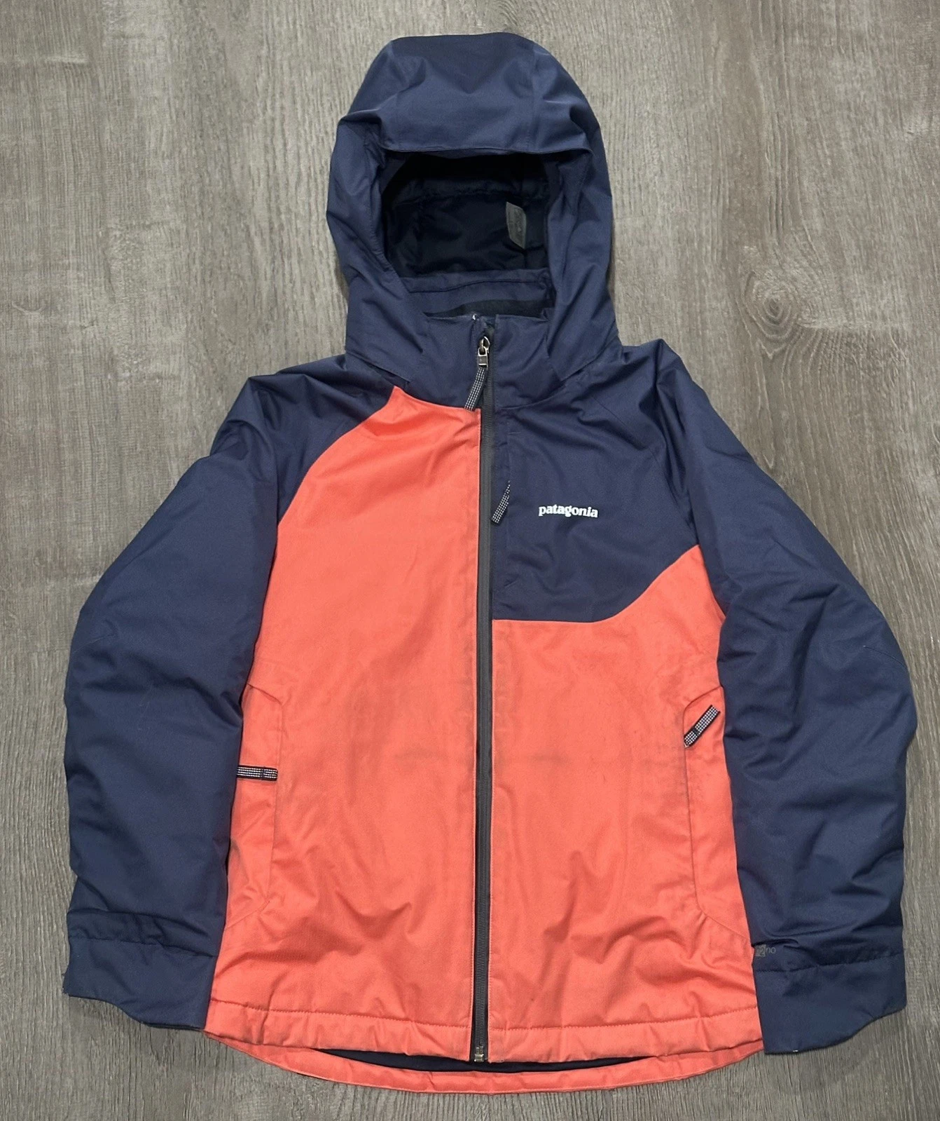Patagonia Snowbelle Full Zip Hooded Winter Jacket Girls L 12 Range Pink