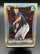 Jacob Misiorowski 2026 Bowman Chrome RC Red Rookie Redemption “Brewers”