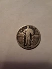 Very Rare 1927 m Standing liberty quarter  good condition