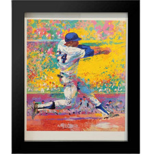 Leroy Neiman Signed in The Plate Willie Mays Newly Framed Matted Art Print