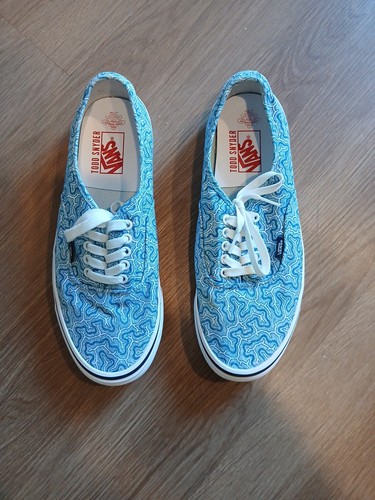 Todd Snyder X John Derian X Vans Canvas Sneaker Men's Blue 11.5 - Picture 6 of 11