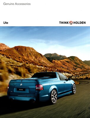 Holden Commodore VF  Ute Accessories Brochure 8.2013