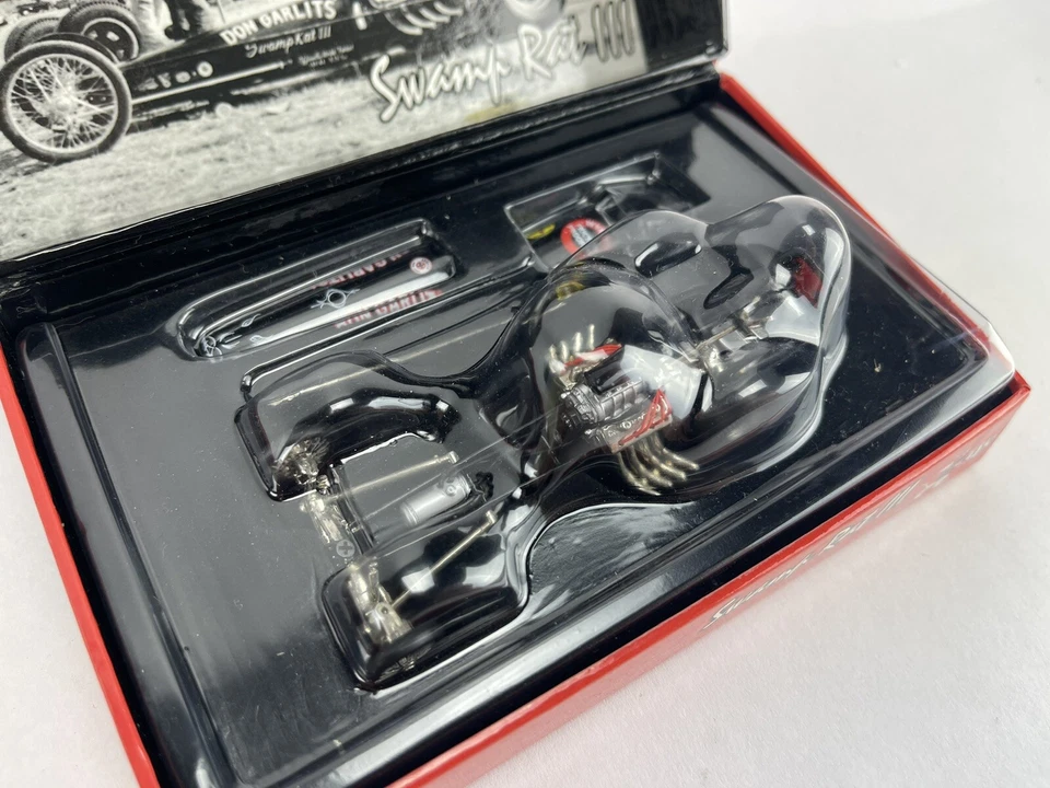De colección Firmado Autografiado GMP "Big Daddy" Don Garlits Swamp Rat 3 1:43 con funda Foto 2 de 4