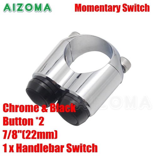 Cafe Racer Motorcycle 2/ 3/ 4 Button Momentary Switch For 1″ or 7/8″ Handlebars - Picture 23 of 41