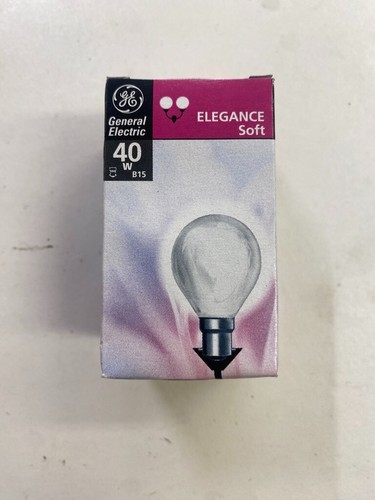 4x 40w Light Bulbs Bayonet Cap Push In Lamp Golf Pearl Opal Old Style B15 SBC GE - Picture 3 of 24