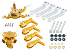 Microheli CNC Quad Blades Conversion set (GOLD) - BLADE 230S / 230S V2 / 250 CFX