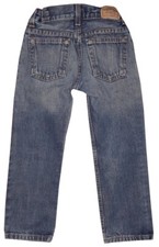 LEVI'S JEANS 6 BOYS SIGNATURE STRAIGHT MEDIUM WASH LIGHT DISTRESS BLUE KIDS