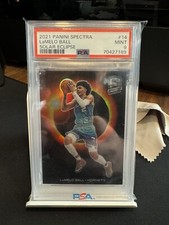2021-22 Panini Spectra Solar Eclipse LaMELO BALL Short Print PSA 9