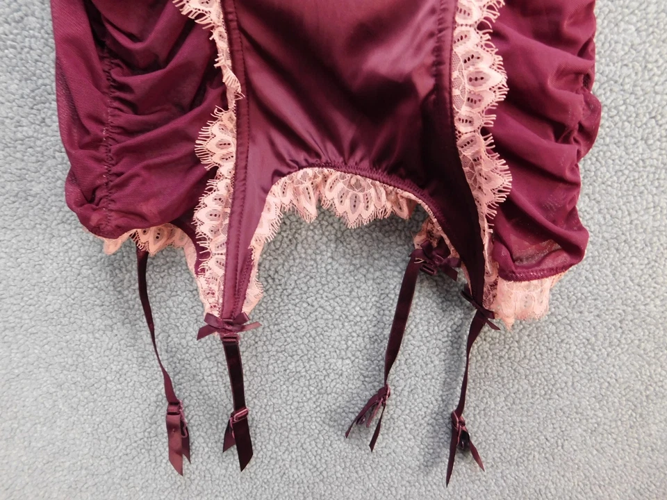 Lingerie Victoria Secret Sexy Little Things marrom com alças de liga 36C - Imagem 3 de 4