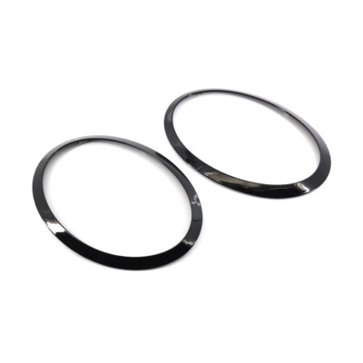 L + R Scheinwerfer Abdeckung Zierring Schwarz für MINI Cooper S F55 F56 F57