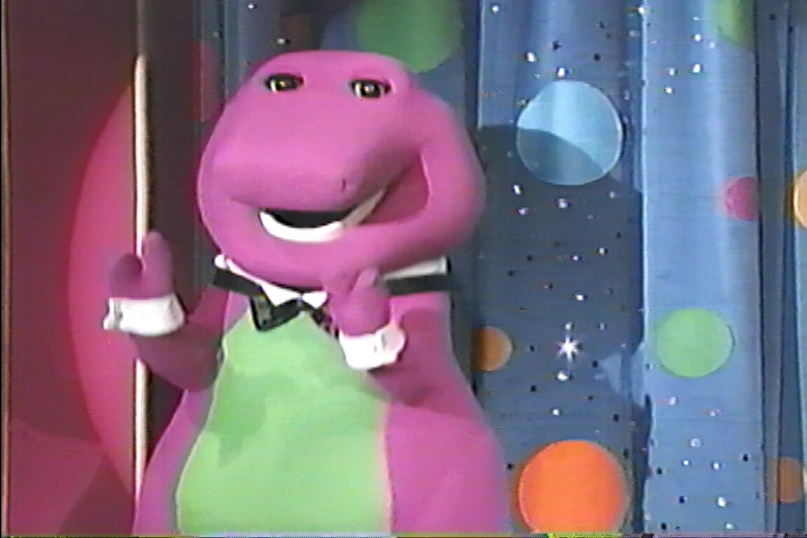 BARNEY'S TALENT SHOW {Barney Home Video Canada} Clamshell VHS TAPE