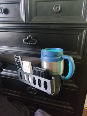 Cup Holder and Phone Basket Set Designed for Permobil Power Wheelchairs