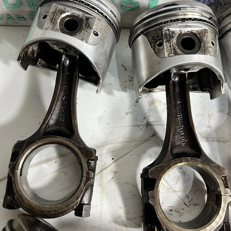 Комплект поршней и соединительных стержней двигателя 79-83 Nissan 280zx 6 L28 2,8 л 280z - Изображение 4 из 4