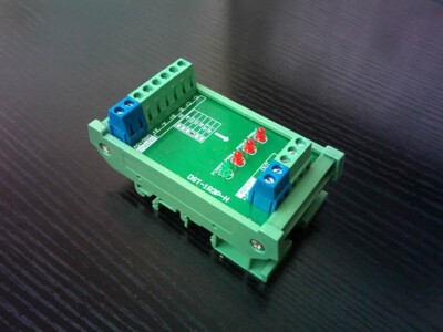 2MHZ Differential TTL 5V To Collector HTL 24V Signal Converter 3 Way For PLC