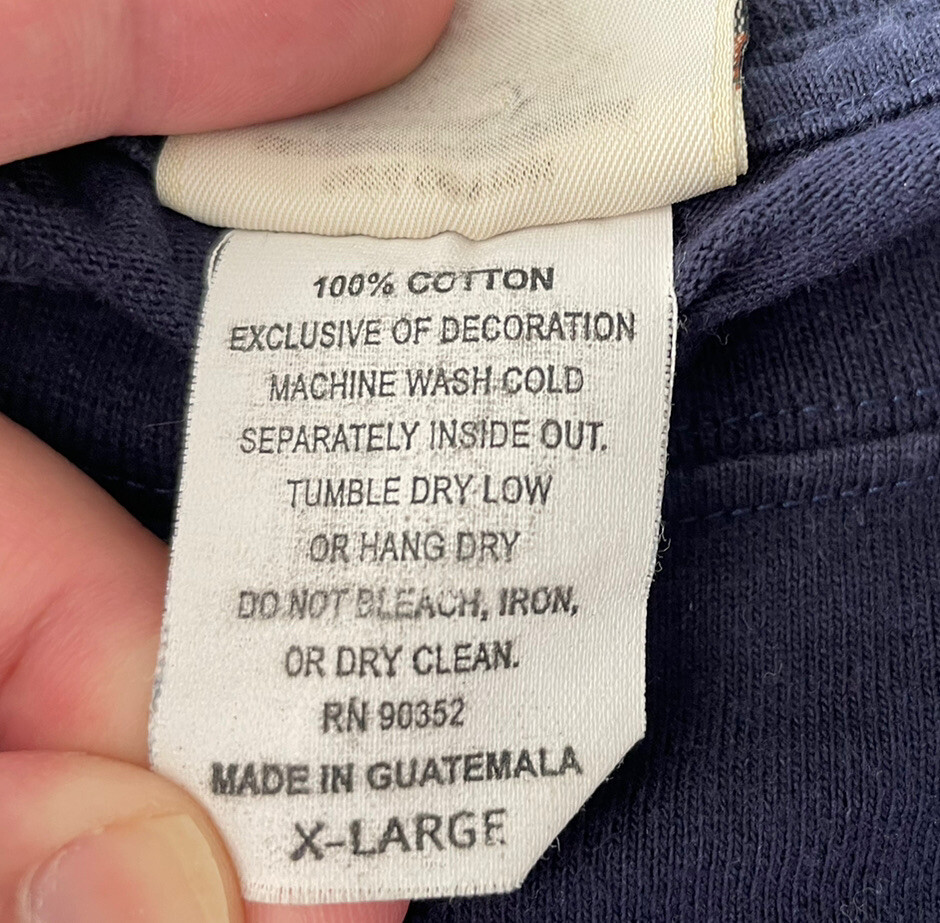 FILA T shirt da uomo Air Force XL XXL X Large OARSMAN 913 blu navy USAF 2XL GRANDE ottime condizioni