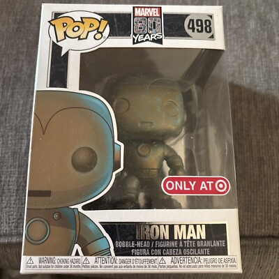 Funko POP! Marvel 80th Anniversary - Iron Man [Patina] #498 Target Exclusive